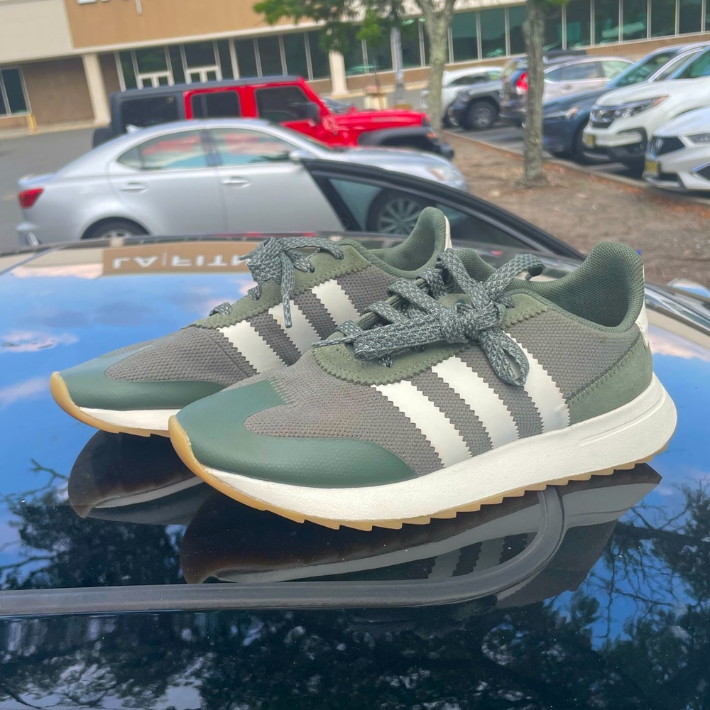 Green adidas